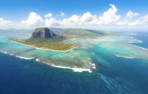 Mauritius coral reef island national park