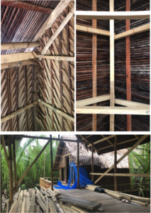 Nypa Palm and Bamboo Eco-Cottage Under Construction in Banishanta Union