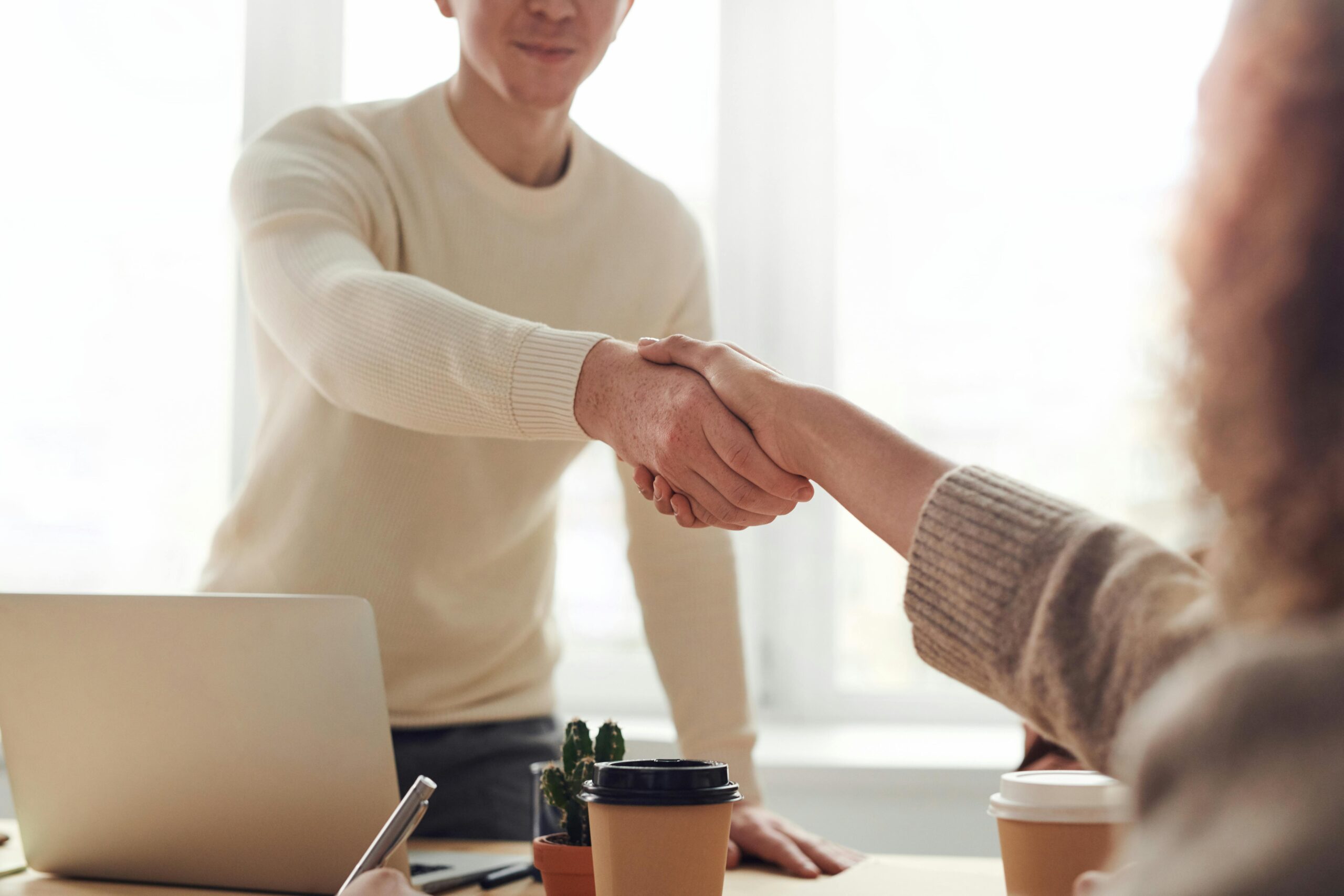 agreement with a handshake